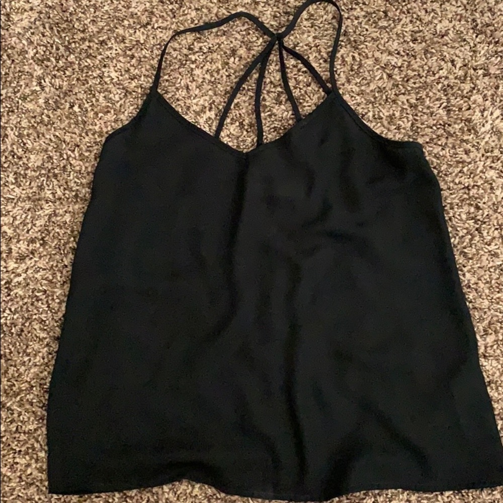 black tank top
